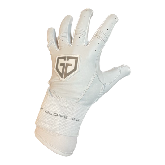 Elite Series Extended Cuff Batting Gloves White