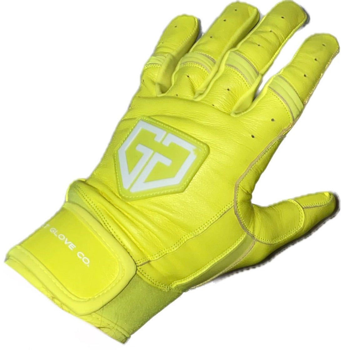 Elite Series Batting Gloves Neon Yellow – GOAT GLOVE CO.