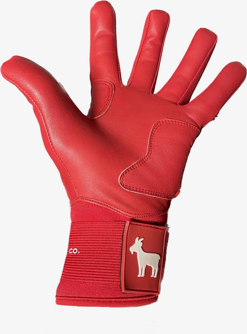 Elite Series Extended Cuff Batting Gloves Red