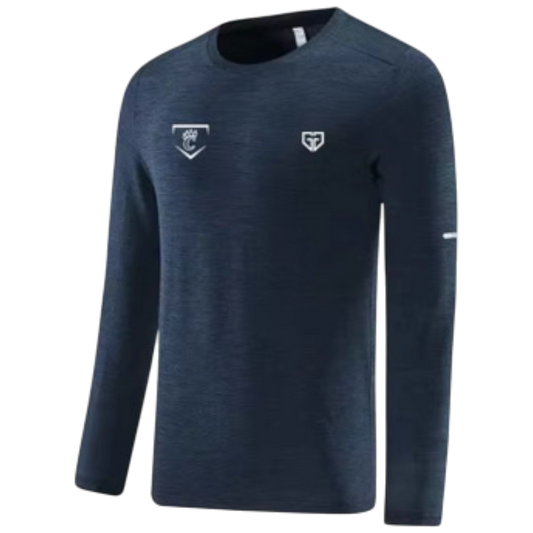 Blue Long Sleeve Performance Shirt
