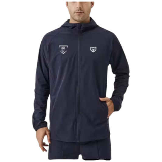 Blue Midweight Full Zip Performance Jacket