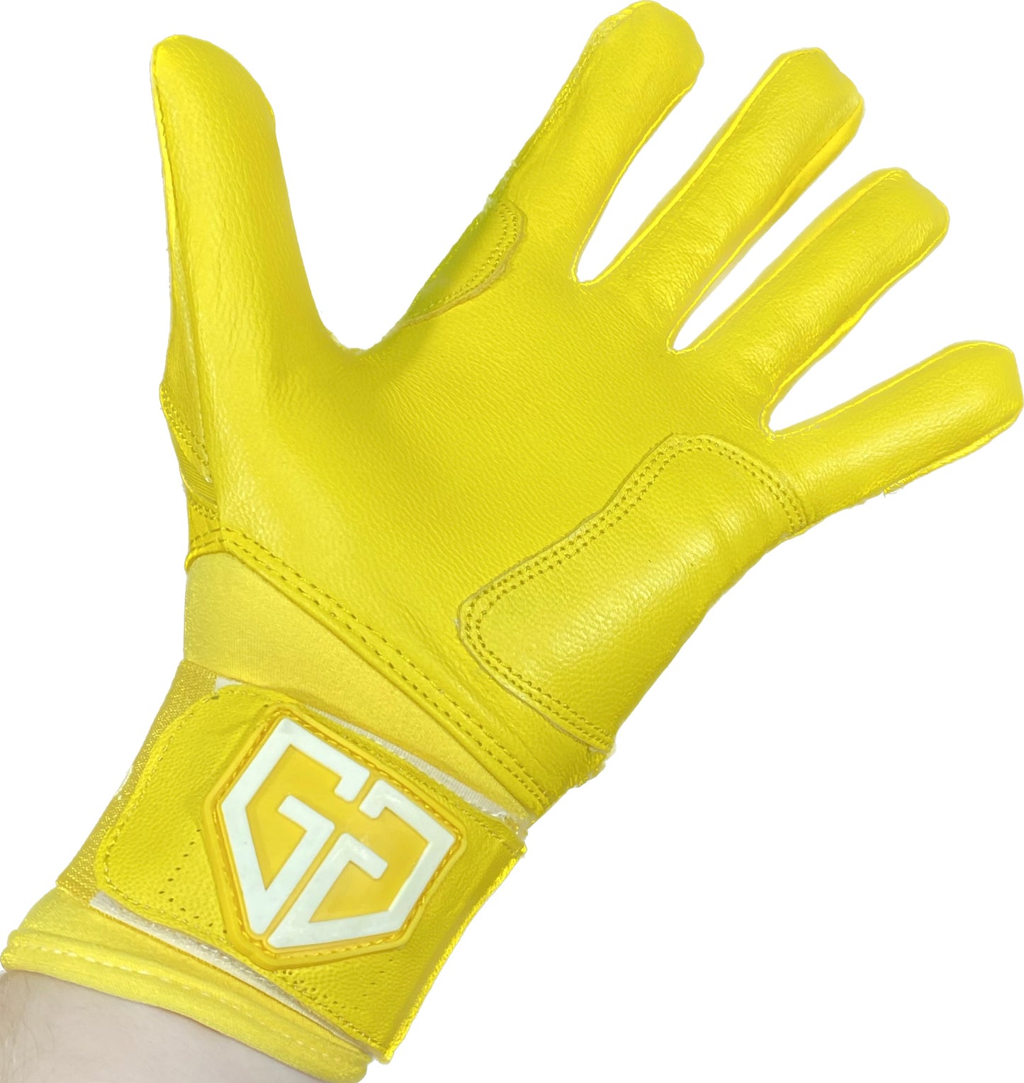 Extended Cuff Cabretta Batting Gloves Yellow